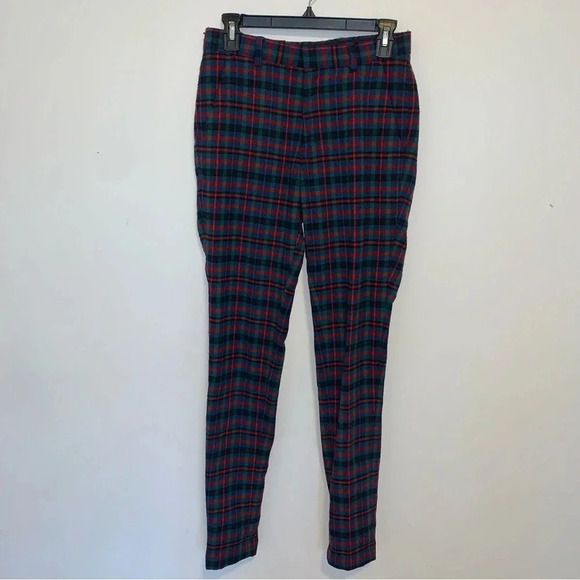 Men’s ASOS Black Label Plaid Festive Wool Blend Skinny Pants 28x32 - Picture 1 of 14